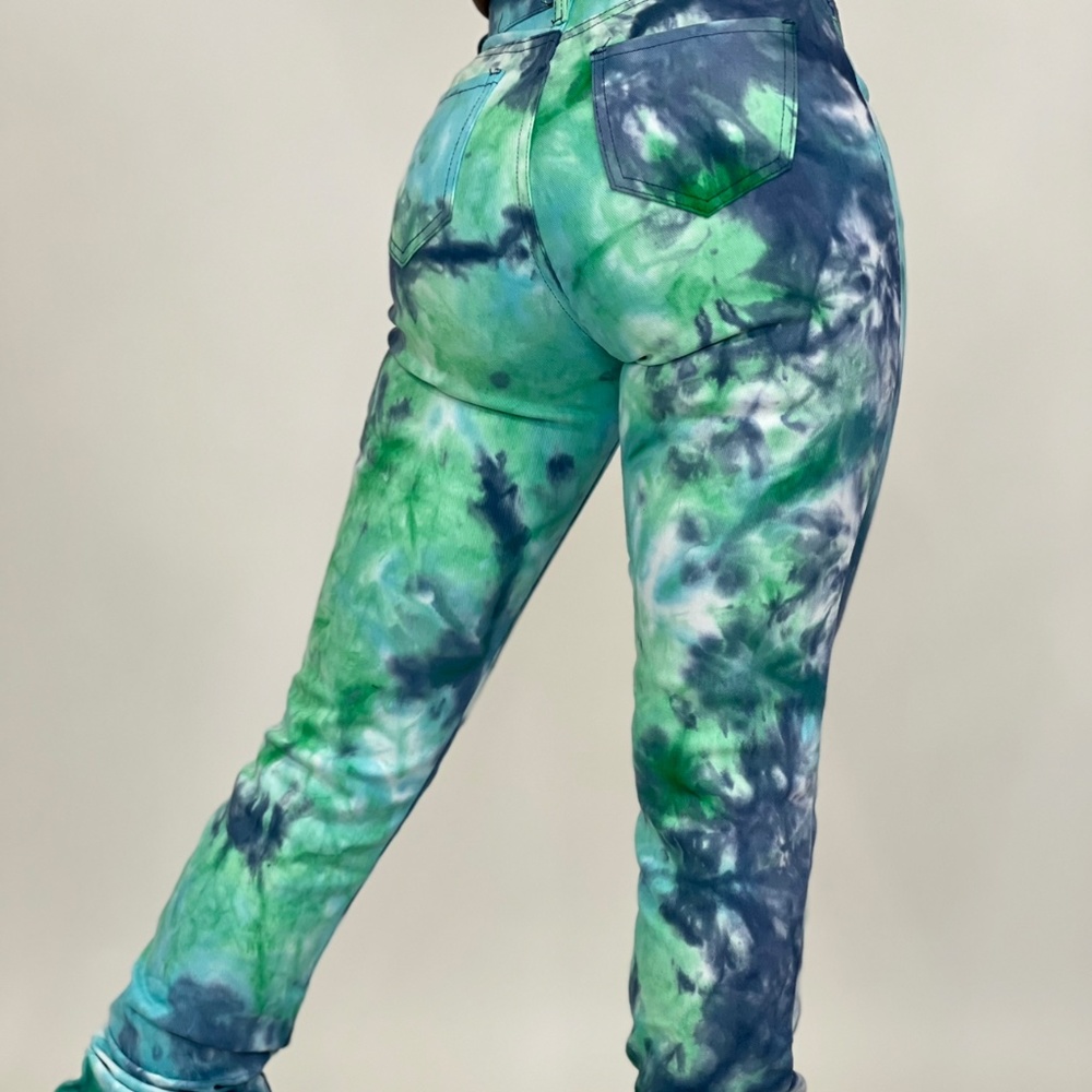 Out of Your Mind Stacked Denim Jeans